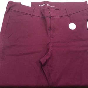 Maroon Ankle Length Pant